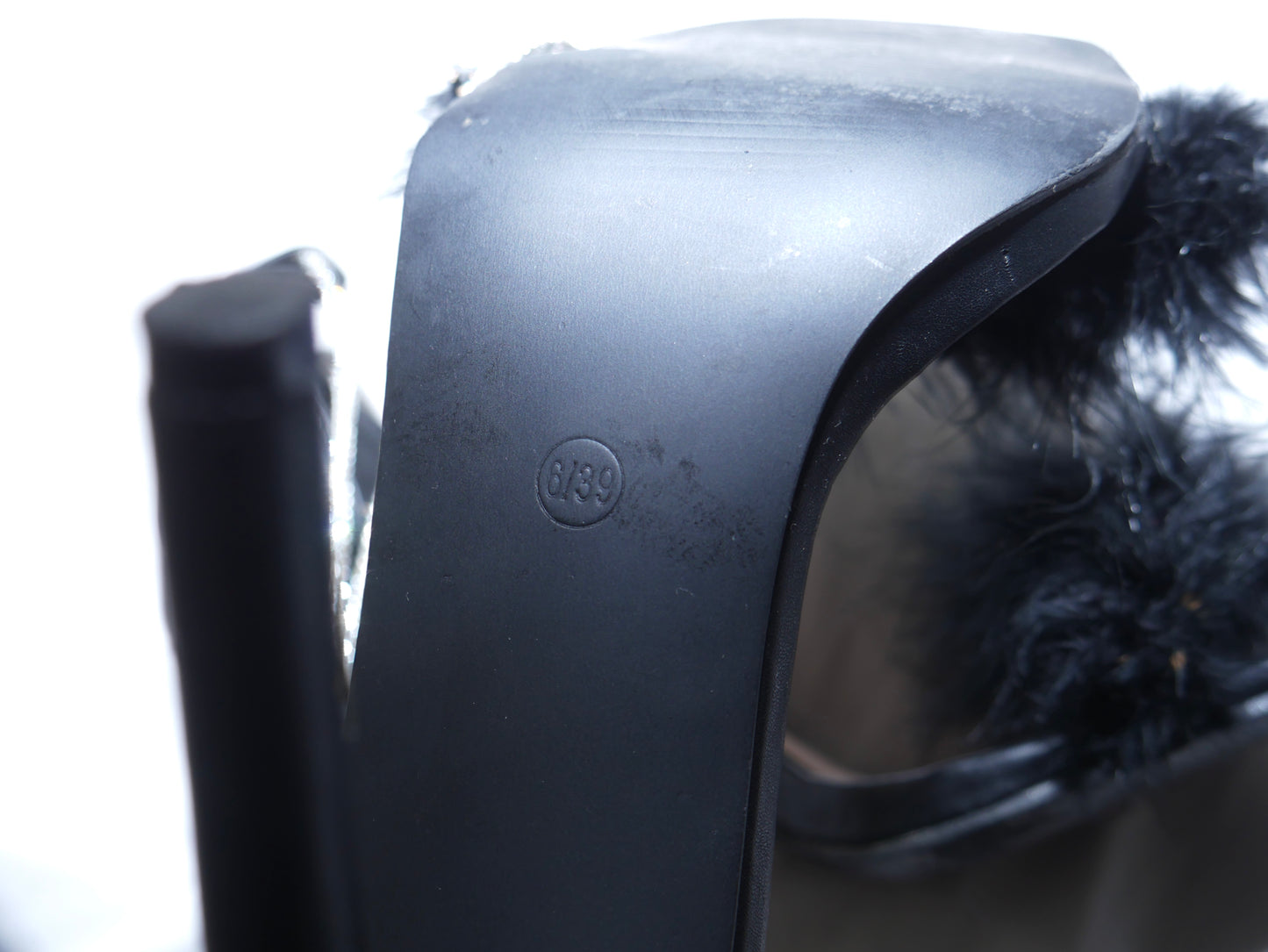 Fur Strap Wrap Around Heels