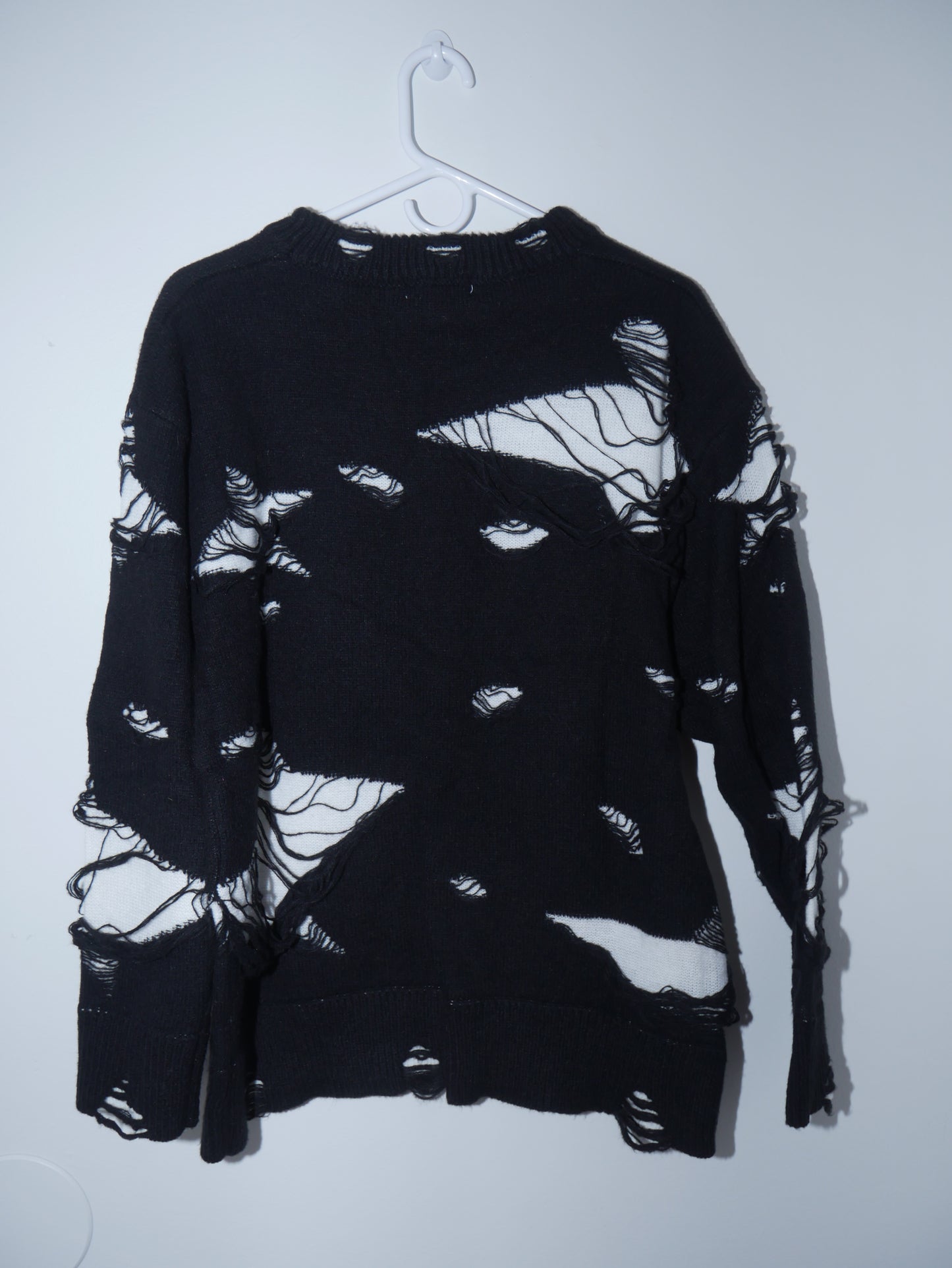 Oversized Ripped Sweater