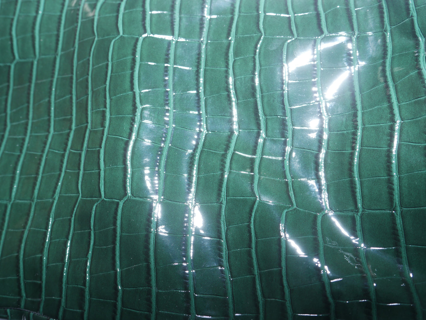 Green Crocodile Thigh High Boots