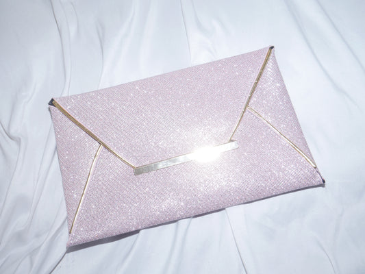 Lavender Shimmer Clutch