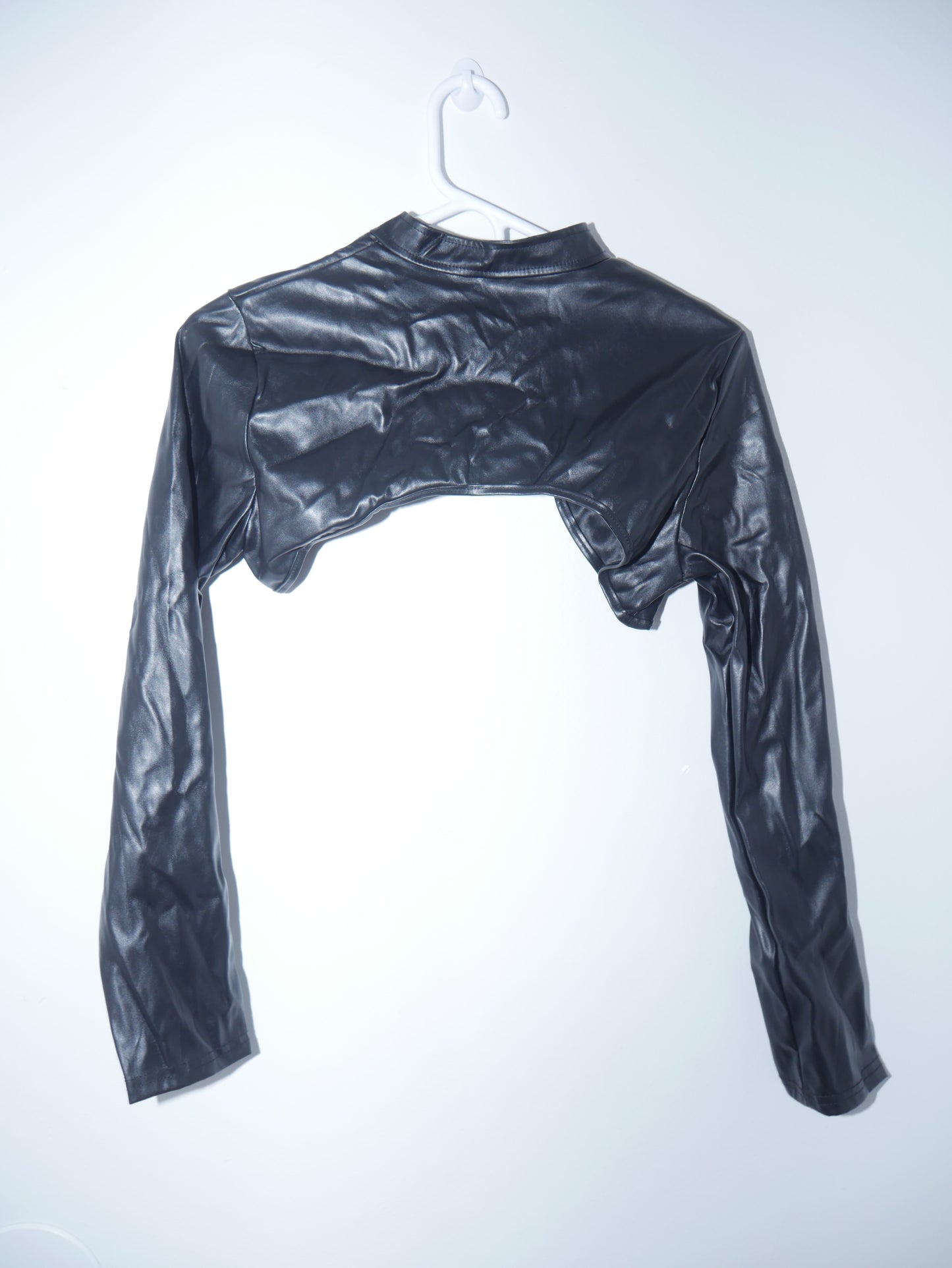 Leather Crop Jacket
