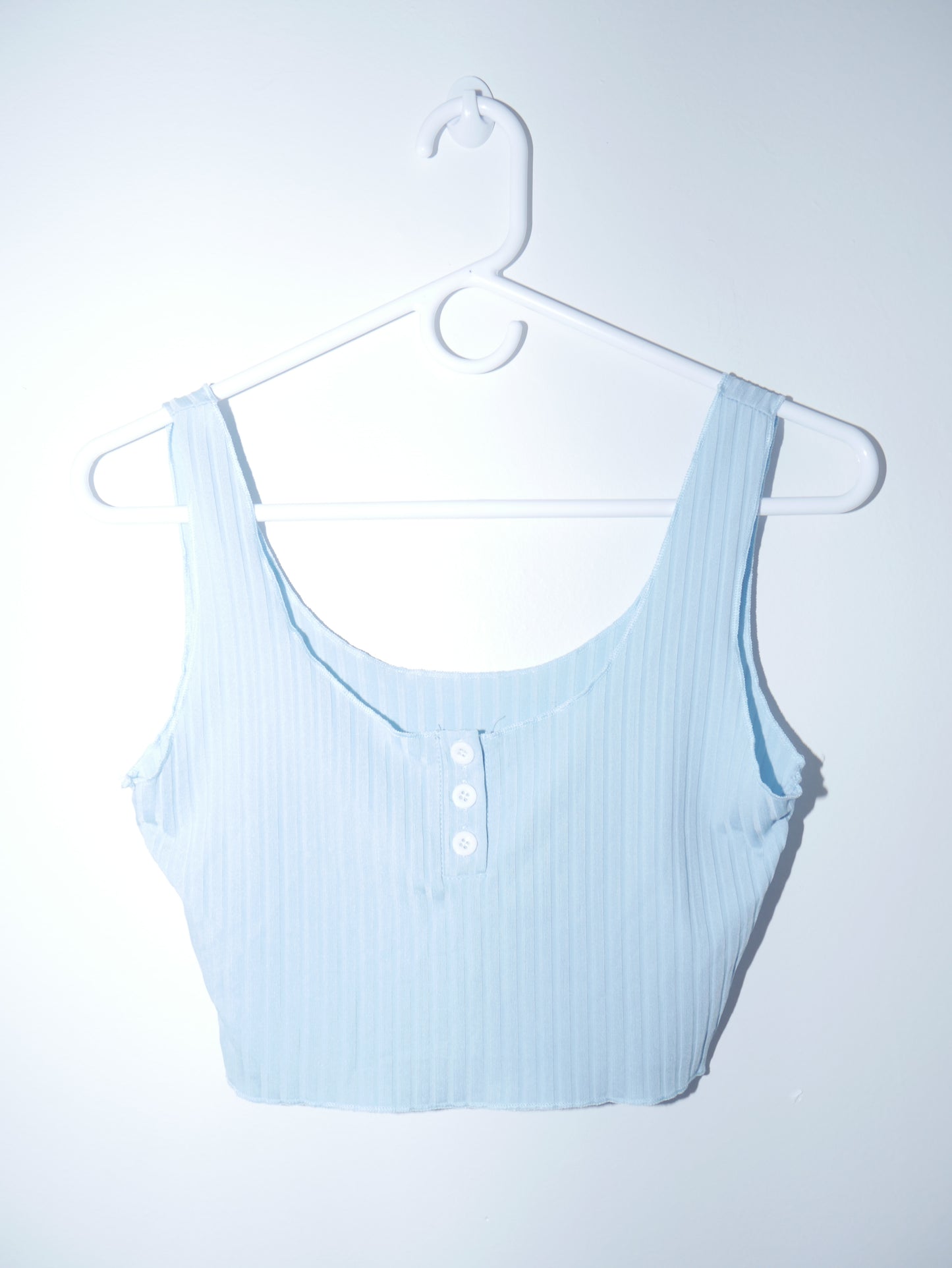 Two Piece Baby Blue Short Set