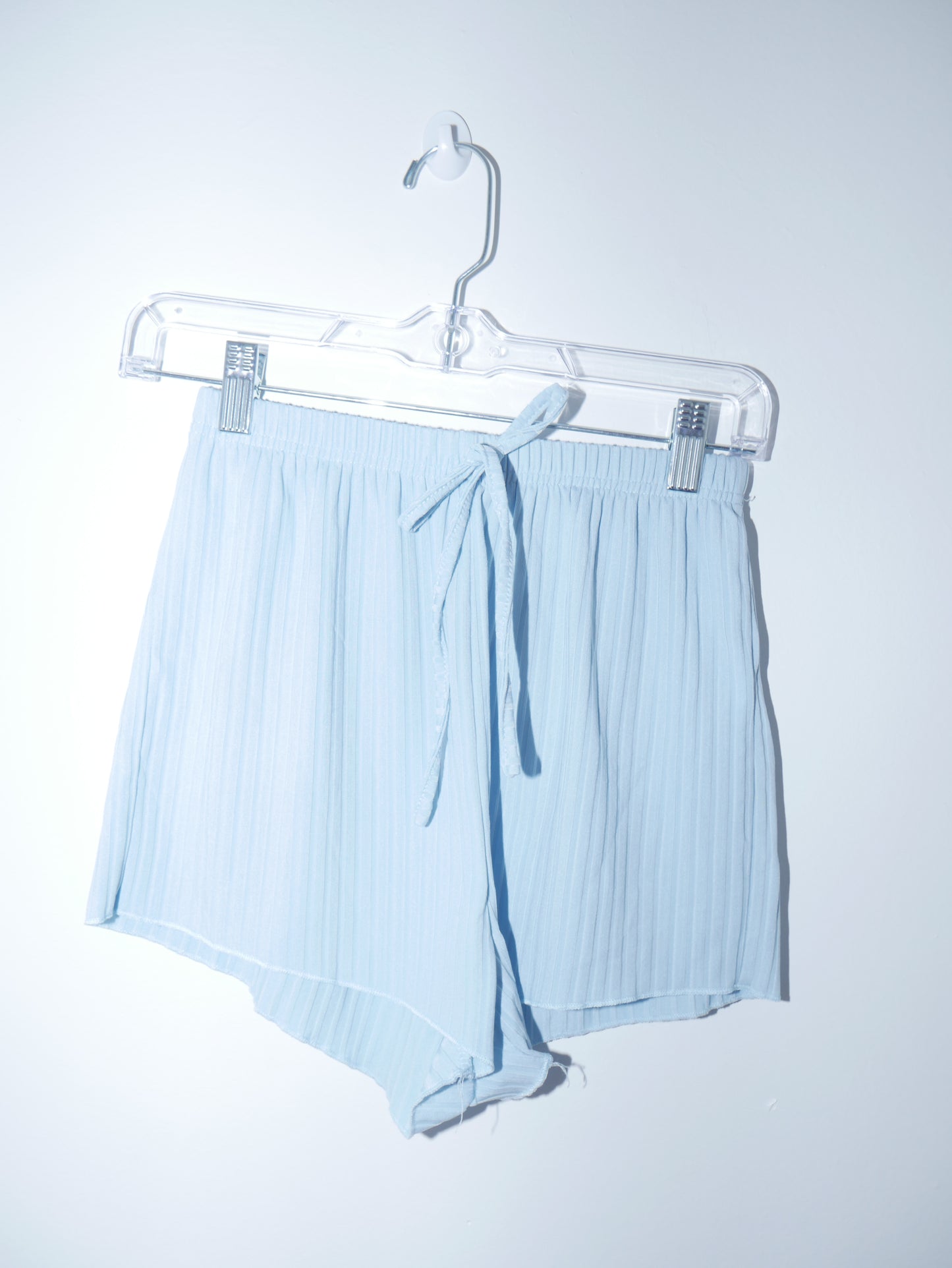 Two Piece Baby Blue Short Set