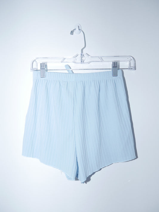 Two Piece Baby Blue Short Set