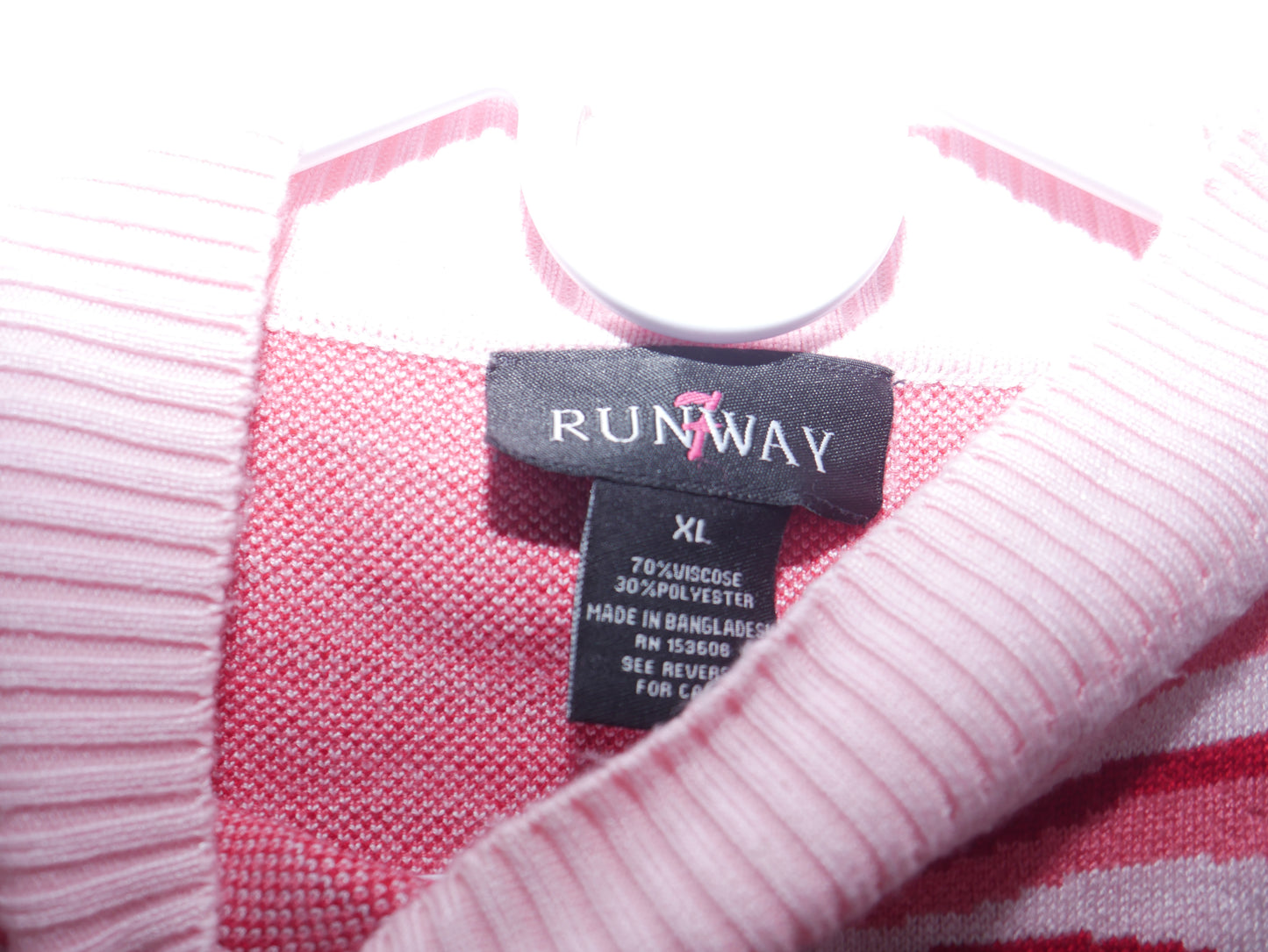 Heart Red Pink Sweater Crop Top Vest