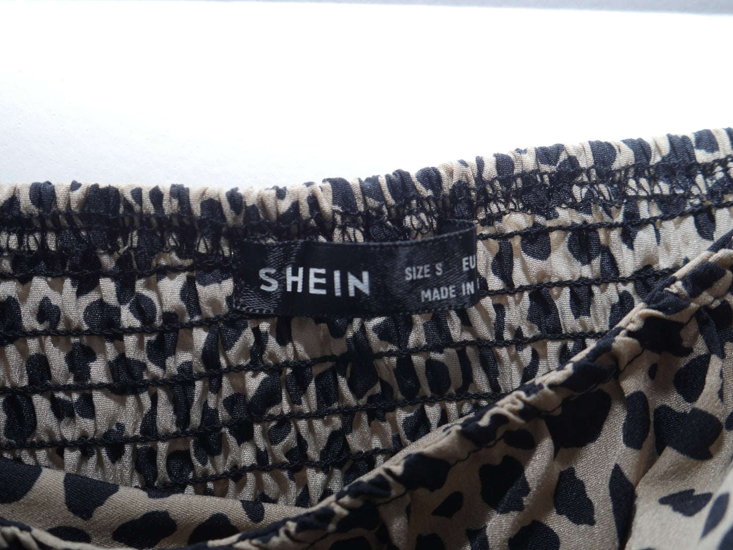 Leopard Tan Blouse