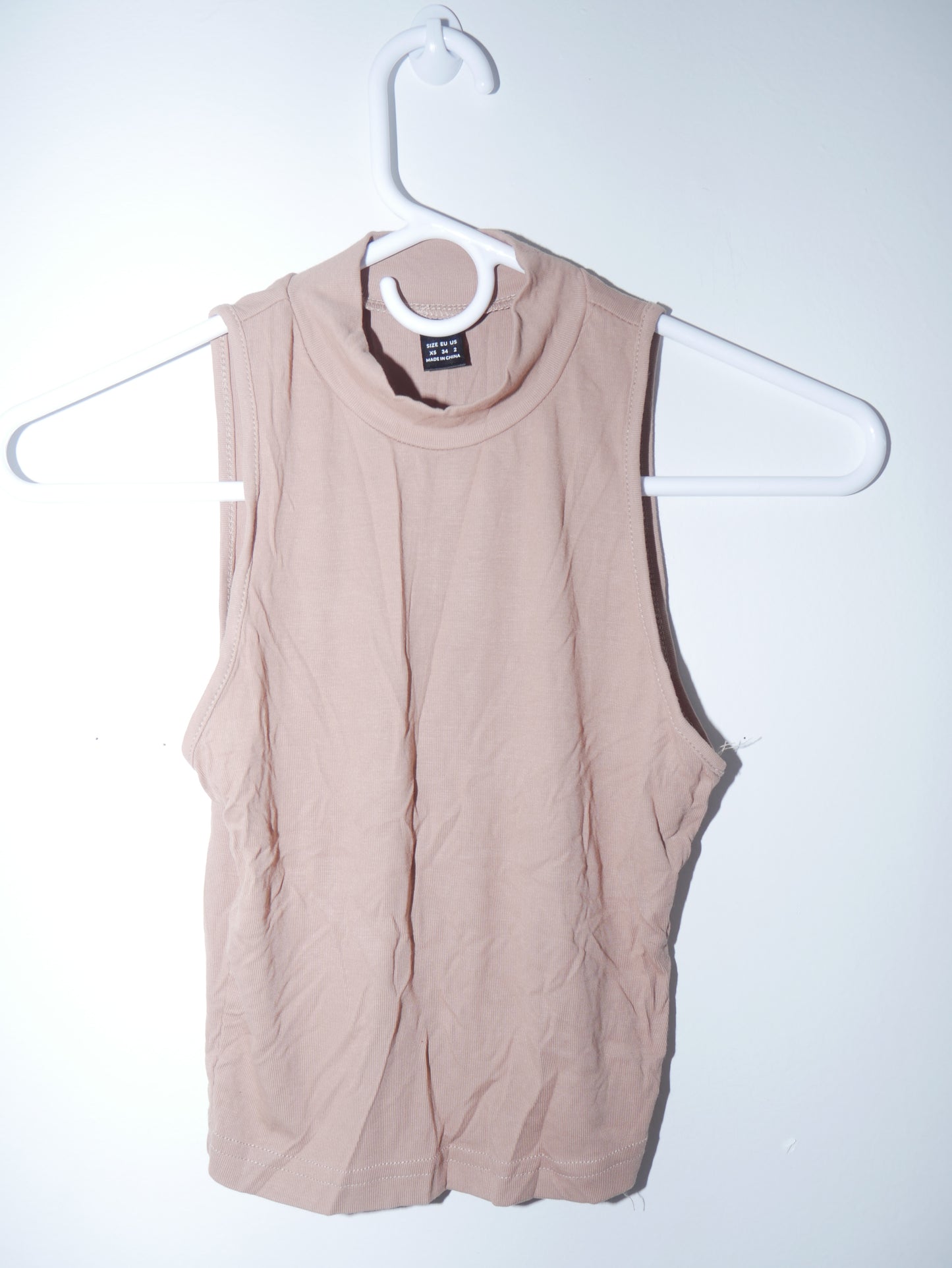 Tan Stretch Tank Top