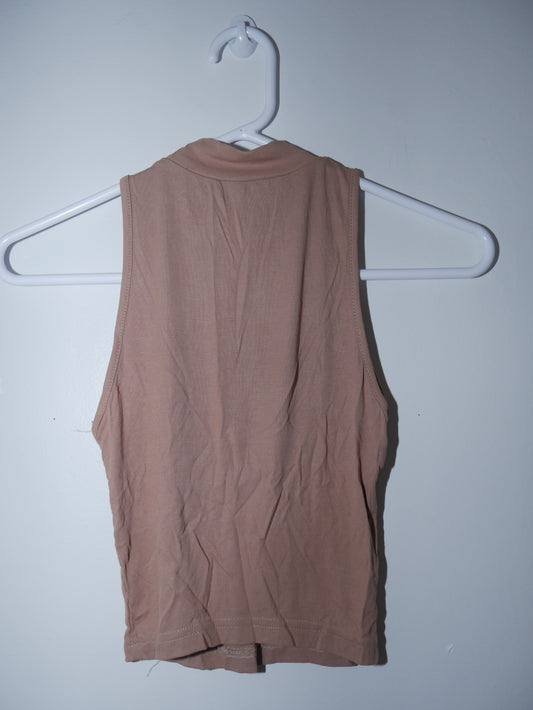 Tan Stretch Tank Top