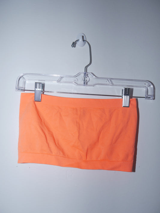 Neon Orange Bandeau Bra