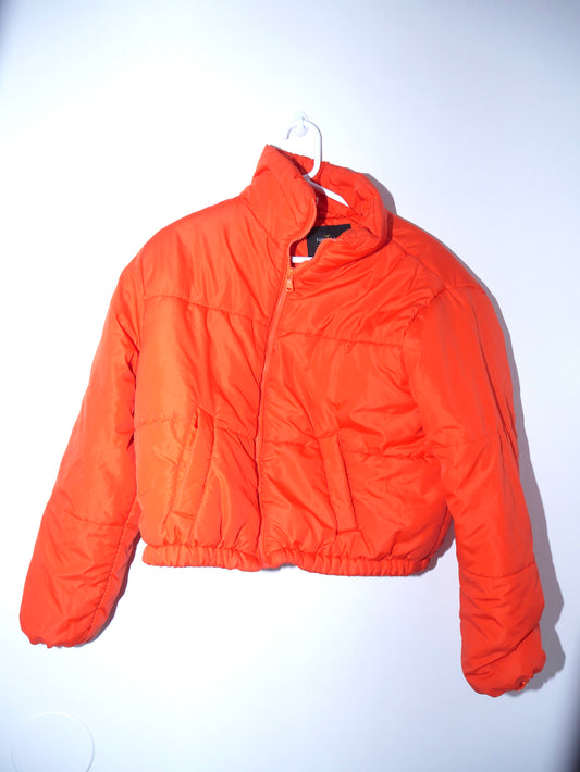 Orange Crop Puffer Jacket