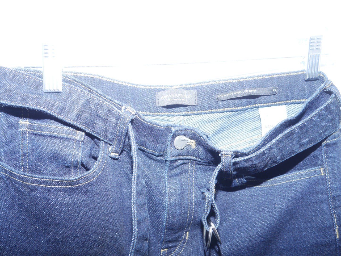 Banana Republic Baggy Dark Denim Boyfriend Jeans