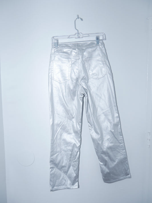 Silver Boyfriend Jeans