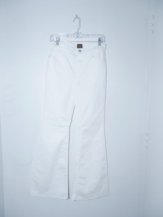Lee White Bootcut Jeans